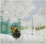 Kustodiew, Boris Michailowitsch - Winterszene