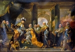 Doyen, Gabriel François - Huldigung der Ritter des Ordens vom Heiligen Geist vor Ludwig XVI. als Großmeister, Reims, 13. Juni 1775