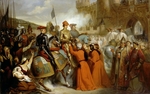 Decaisne, Henri - Einzug Karls VII. in Rouen am 10. November 1449