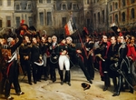Montfort, Antoine Alphonse - Napoléons Abschied von der kaiserlichen Garde in Fontainebleau am 20. April 1814