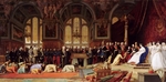 Gerôme, Jean-Léon -  Empfang der siamesischen Botschaft von Kaiser Napoleon III. im Schloss Fontainebleau am 27. Juni 1861