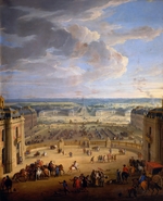Martin, Jean-Baptiste - Die Grande Écurie an der Place d'Armes in Versailles