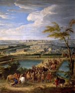 Martin, Jean-Baptiste - Ansicht der Stadt Versailles und des Schlosses vom Hügel von Montbauron aus