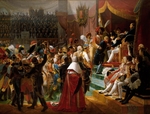 Debret, Jean-Baptiste - Erste Verteilung der Dekorationen der Ehrenlegion in der Kirche des Invalidenheimes am 14. Juli 1804