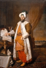 Aved, Jacques-Andrè Joseph - Porträt von Mehemet Said Pacha, Bey von Rumelien, Botschafter des Osmanischen Reiches in Versailles