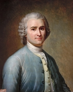 Lacretelle, Jean Édouard - Porträt von Jean-Jacques Rousseau (1712-1778)