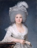 Boze, Joseph - Porträt von Jeanne Louise Henriette Campan, geb. Genet (1752-1822)