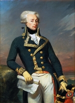 Court, Joseph-Désiré - Porträt von Gilbert du Motier Marquis de Lafayette (1757-1834), als Generalleutnant in 1791