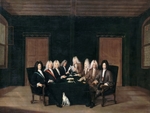Huber, Johann Rudolf - Die Abgeordneten des Friedenskongresses von Baden 7. September 1714