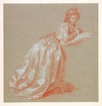 Gérard, Marguerite - Junge kniende Frau