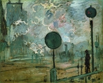 Monet, Claude - Der Gare Saint Lazare (Le Signal)