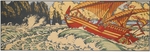 Bilibin, Iwan Jakowlewitsch - Sindbad der Seefahrer. Illustration für Arabische Märchen