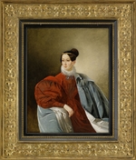 Unbekannter Künstler - Porträt von Fürstin Jelisaweta Iwanowna Kropotkina (1803-1836), geb. Dorochowa