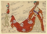 Bakst, Léon - Kostümentwurf zum Ballett Dornröschen von P. Tschaikowski