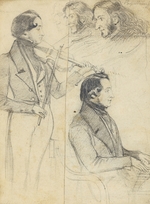 Unbekannter Künstler - Niccolò Paganini (1782-1840)