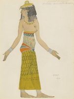Bakst, Léon - Kostümentwurf für Ballett Hélène de Sparte von E. Verhaeren und D. de Séverac