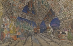 Korowin, Konstantin Alexejewitsch - Bühnenbildentwurf zur Oper Der goldene Hahn von N. Rimski-Korsakow