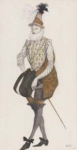 Bakst, Léon - Kostümentwurf zum Ballett Dornröschen von P. Tschaikowski