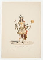Unbekannter Künstler - Ludwig XIV. als Apollon im Ballett Noces de Thétis et Pélée 1654