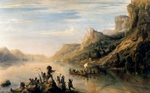 Gudin, Jean Antoine Théodore - Jacques Cartier entdeckt, den Sankt-Lorenz-Strom 1535