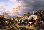 Philippoteaux, Henri Félix Emmanuel - General De la Morlière bei der Kapitulation und Übergabe der Festung Antwerpen am 29. November 1792