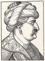 Schön, Erhard - Porträt des Sultans Süleyman I.