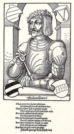 Schön, Erhard - Porträt von Ulrich von Hutten (1488-1523)