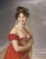 Vigée Le Brun, Louise Élisabeth - Porträt von Aglae Angelique Gabrielle de Gramont (1787-1842), Gattin des Generals Alexander Lwowitsch Dawydow (1773-1833)