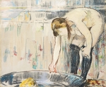 Manet, Édouard - Femme au tub