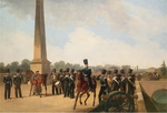 Willewalde, Gottfried (Bogdan Pawlowitsch) - Leibgarde-Regiment auf dem Connetable-Platz von Gattschina