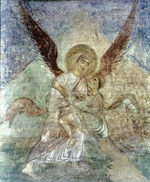 Altrussische Fresken - Jakob und der Engel