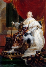 Gérard, François Pascal Simon - Porträt von Ludwig XVIII. (1755-1824)