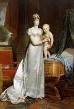 Gérard, François Pascal Simon - Kaiserin Marie-Louise mit dem König von Rom