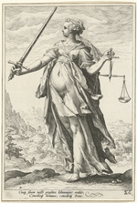 Goltzius, Hendrick - Gerechtigkeit (Justiz)