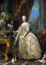 Van Loo, Carle - Porträt von Maria Leszczynska, Königin von Frankreich (1703-1768)