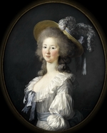 Vigée Le Brun, Louise Élisabeth - Porträt von Marie-Louise von Savoyen-Carignan (1749-1792), Prinzessin de Lamballe