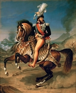 Gros, Antoine Jean, Baron - Reiterporträt von Joachim Murat (1767-1815)