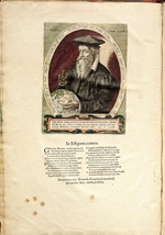 Hogenberg, Frans - Porträt von Gerardus Mercator (1512-1594) im Alter von 62