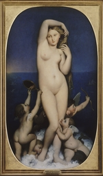 Ingres, Jean Auguste Dominique - Venus Anadyomene