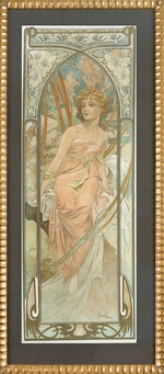 Mucha, Alfons Marie - Die Tageszeiten: Das Erwachen des Morgens