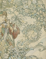 Mucha, Alfons Marie - Textildesign