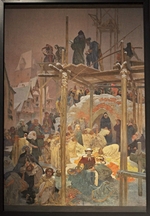 Mucha, Alfons Marie - Jan Milic aus Kromeriz (Gemäldezyklus Das Slawische Epos)