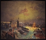 Mucha, Alfons Marie - Nach der Schlacht auf dem Berge Vitkov (Gemäldezyklus Das Slawische Epos)