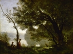 Corot, Jean-Baptiste Camille - Erinnerung an Mortefontaine