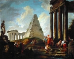 Robert, Hubert - Alexander der Große vor dem Grab des Achilles