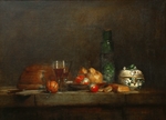 Chardin, Jean-Baptiste Siméon - Stillleben mit Olivenglas