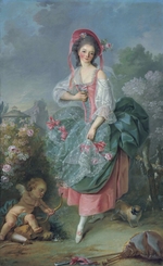 David, Jacques Louis - Ballettänzerin Marie-Madeleine Guimard (1743-1816) als Terpsichore
