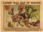Hadol, Paul - Neueste Karte von Europa (Nach Pariser Original)