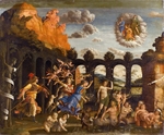 Mantegna, Andrea - Minerva vertreibt die Laster aus dem Garten der Tugend