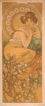 Mucha, Alfons Marie - Topas (Aus der Serie Die Edelsteine)